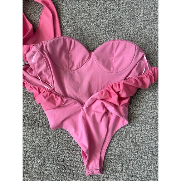 ATOIRE Never Really Over Bodysuit Pink T Sz. 4 - Picture 7 of 12